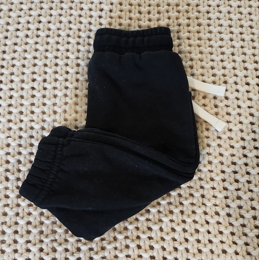 Little Bipsy Black Cozy Sweatpants